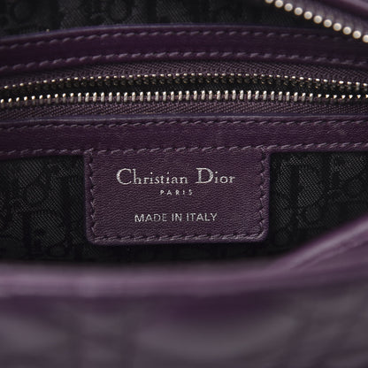 Christian Dior Lambskin Cannage Medium Lady Dior Purple 6 of 10