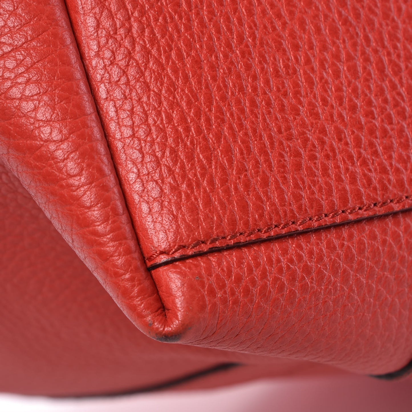 Dollar Calfskin Medium GG Charm Dome Satchel Sporting Red