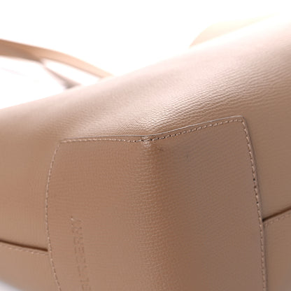 Burberry Calfskin TB Motif Embossed Medium Tote Camel 8 of 17