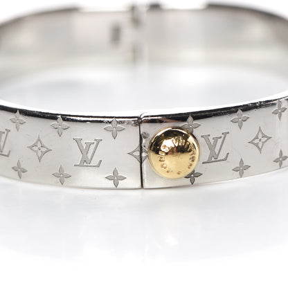 Louis Vuitton Palladium Monogram Nanogram Cuff M 6 of 6