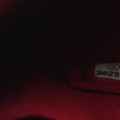 Chanel Shiny Goatskin Quilted Small Chanel 19 Pouch Black 7 of 8