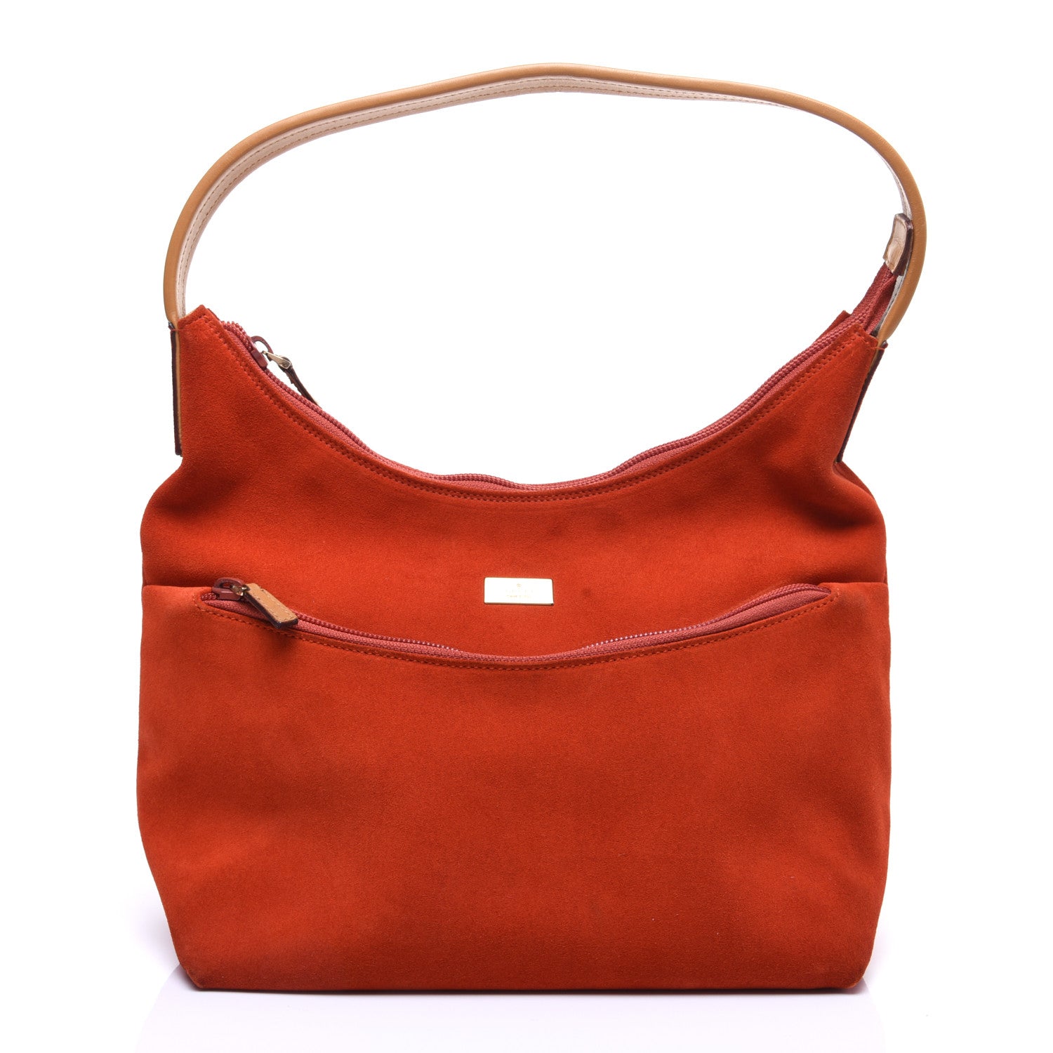 Gucci Suede Small Hobo Orange 1 of 15