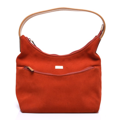 Gucci Suede Small Hobo Orange 1 of 15