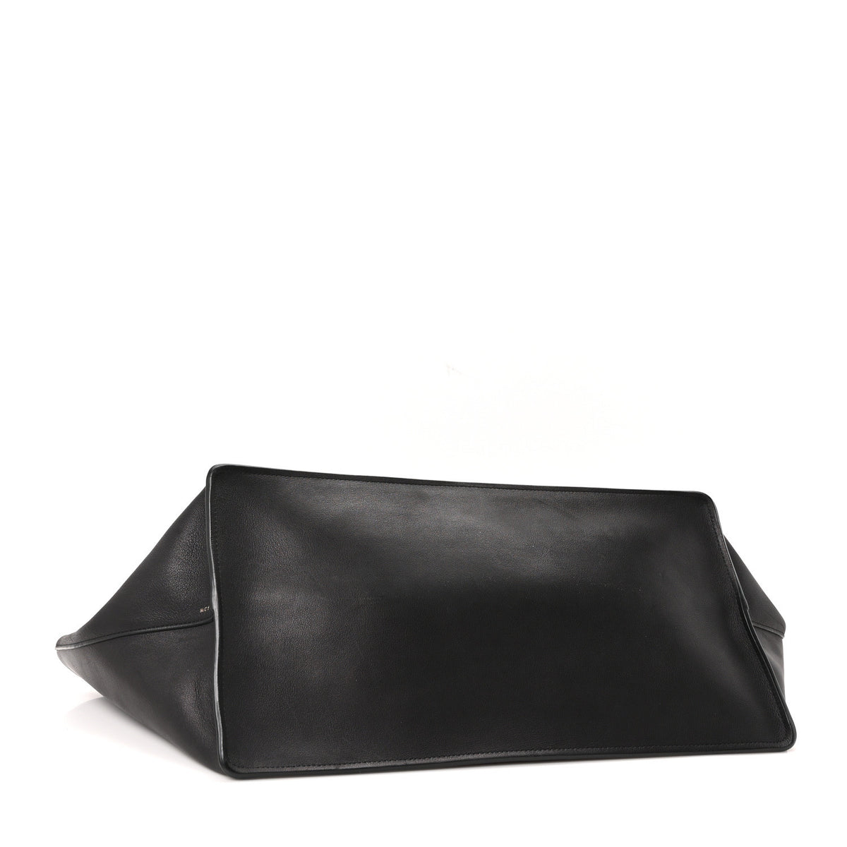 Polished Saddle Calfskin Idaho Top Handle Black