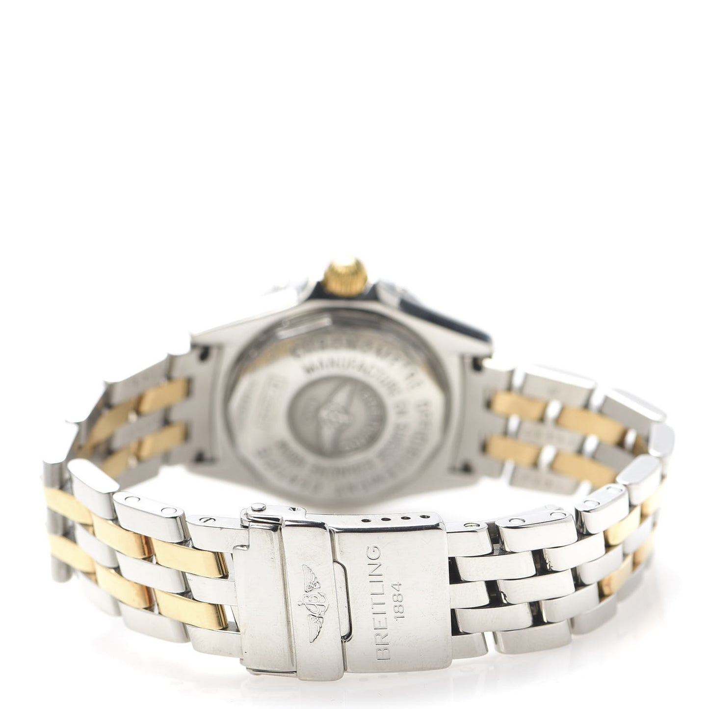 Stainless Steel 18K Yellow Gold Mother of Pearl 29mm Callistino Quartz Watch B72345