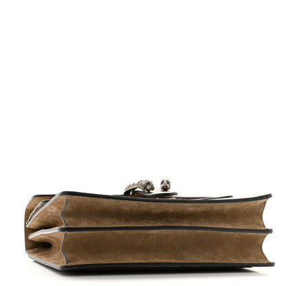 Gucci GG Supreme Monogram Medium Dionysus Shoulder Bag Taupe 4 of 13