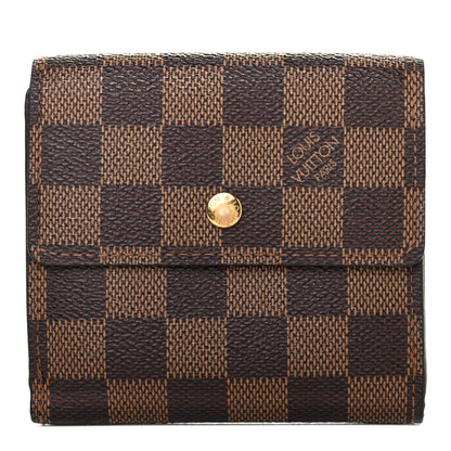 Louis Vuitton Damier Ebene Elise Wallet 1 of 4