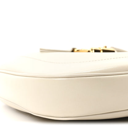 Gucci Boarded Dyana Lux Calfskin Small Jackie 1961 Hobo Mystic White 10 of 10