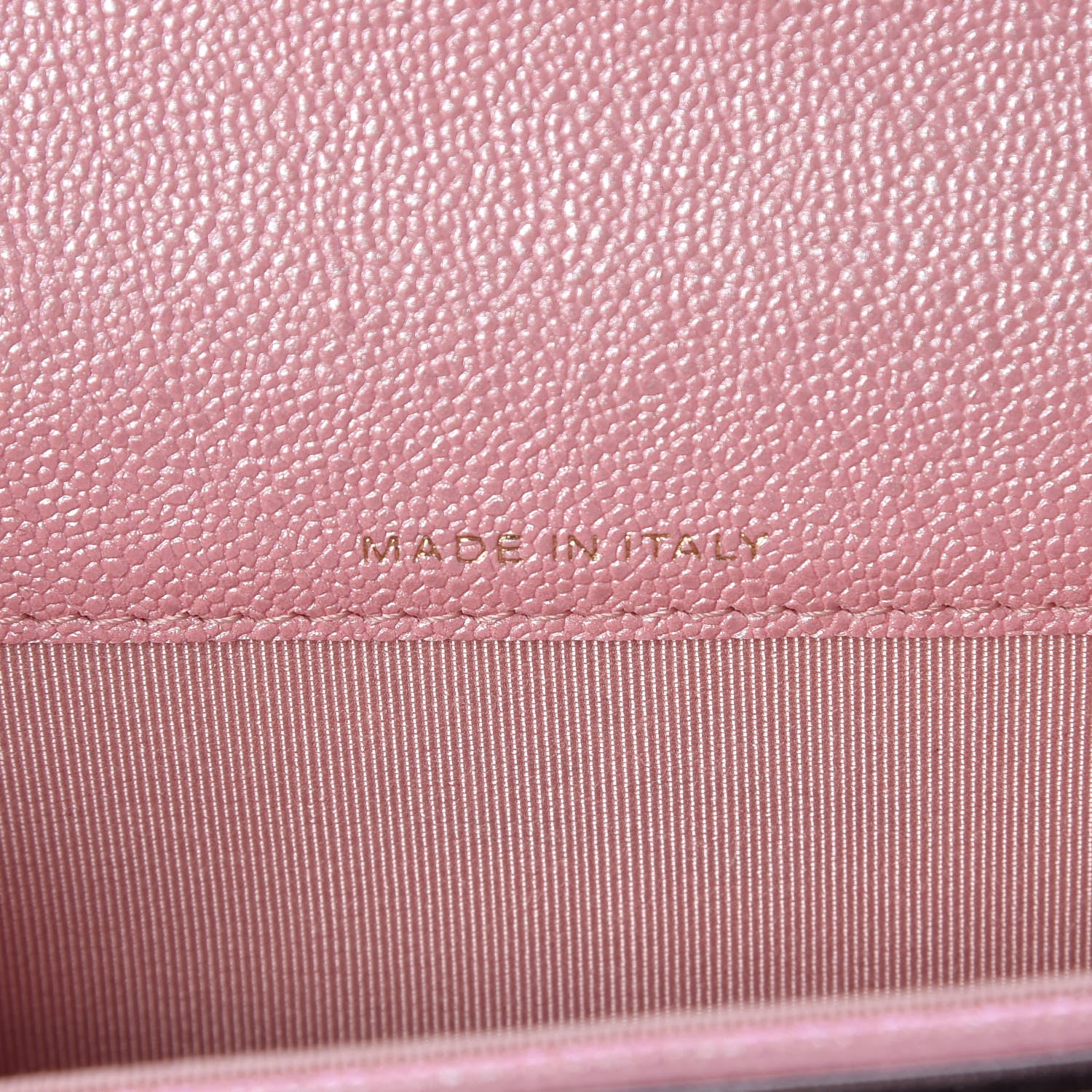 Chanel Iridescent Caviar Quilted Flap Card Holder Rose Pink 7 of 9