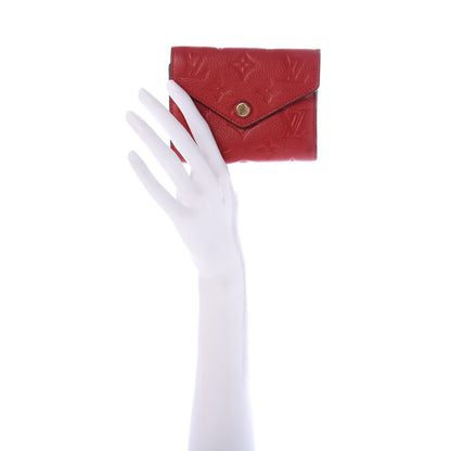 Louis Vuitton Empreinte Victorine Wallet Scarlet 2 of 8