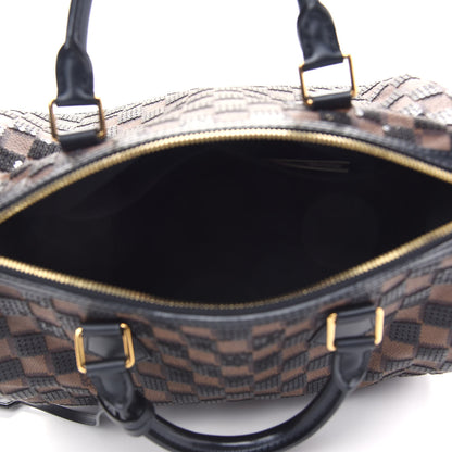 Louis Vuitton Damier Paillettes Speedy 30 Black 5 of 9