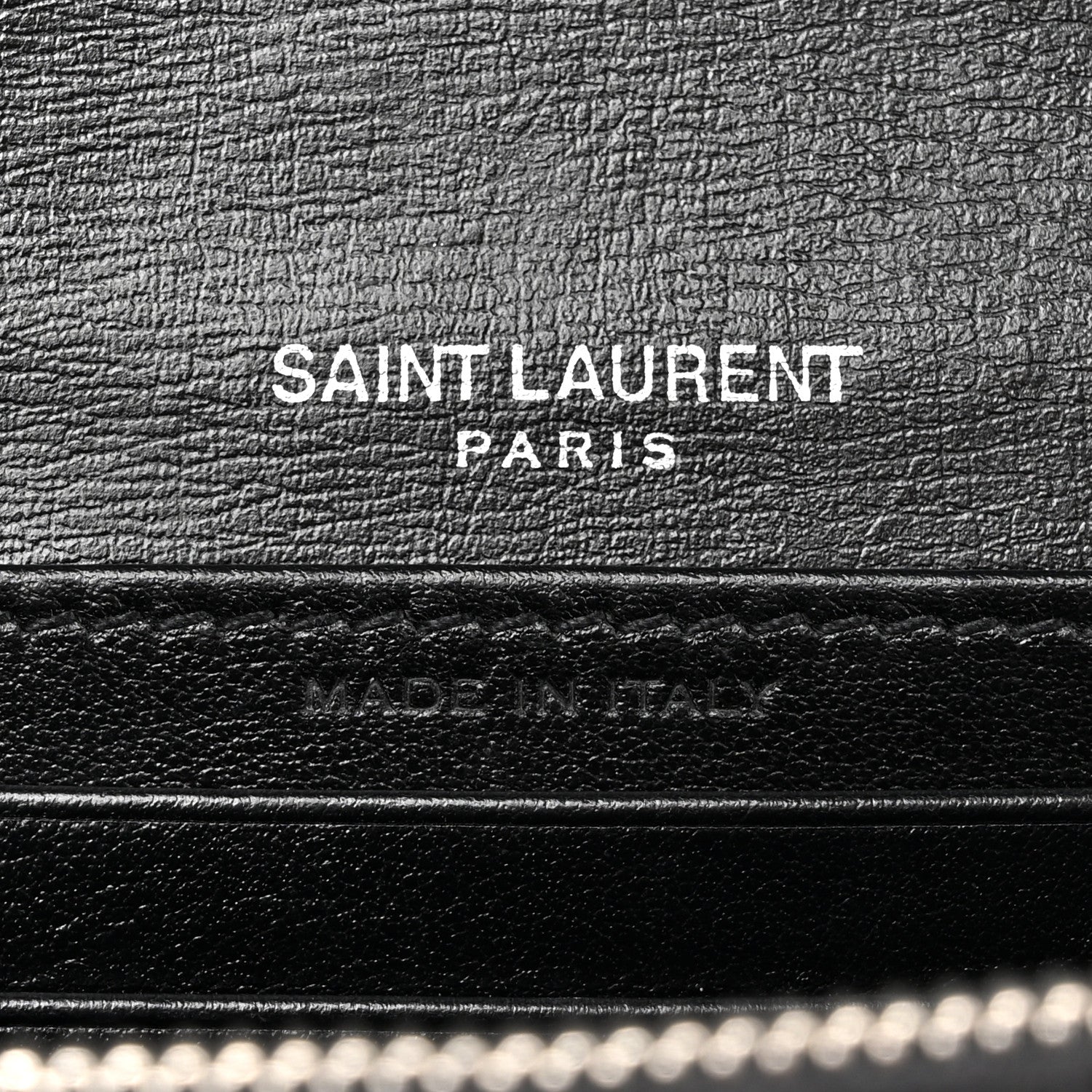 Saint Laurent Calfskin Monogram Sunset Chain Wallet 6 of 13
