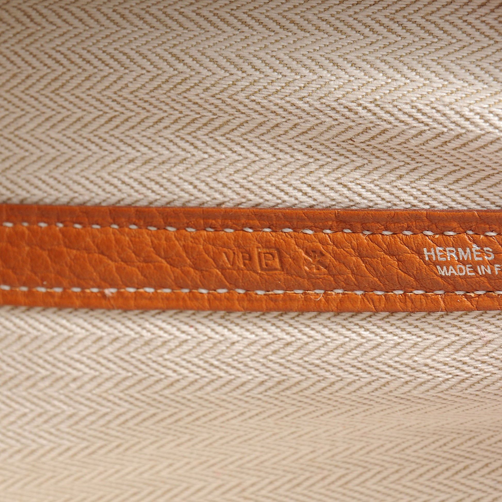 Hermes Vache Fjord Garden Party Tote 36 MM Gold 7 of 8