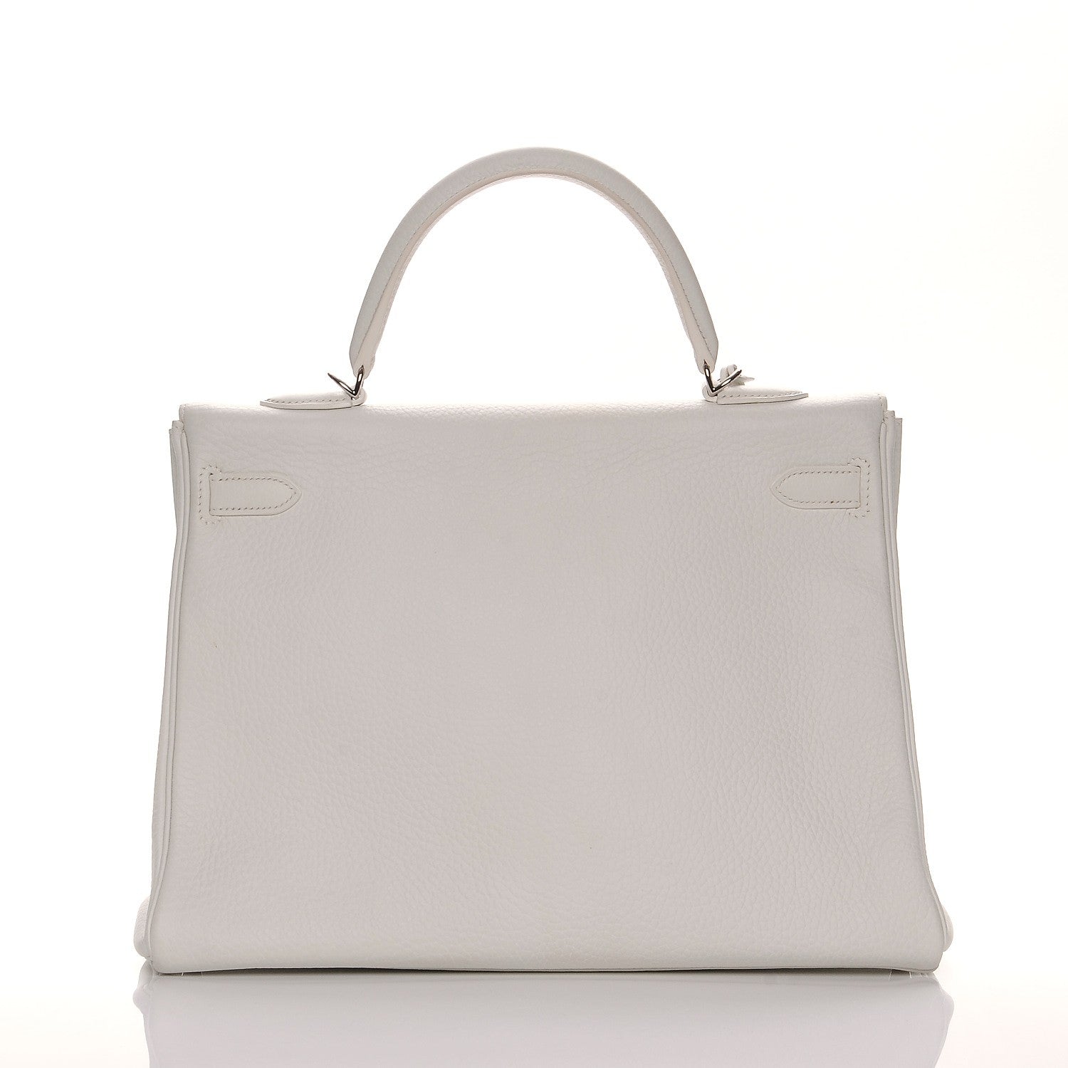Hermes Taurillon Clemence Kelly Retourne 35 White 20 of 26