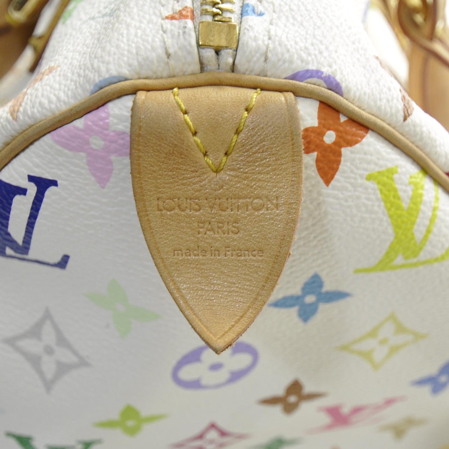 Monogram Multicolor Speedy 30 White