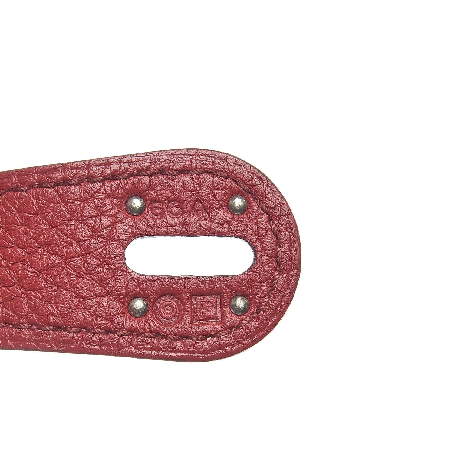 Hermes Taurillon Clemence Lindy 30 Rouge Garance 7 of 10