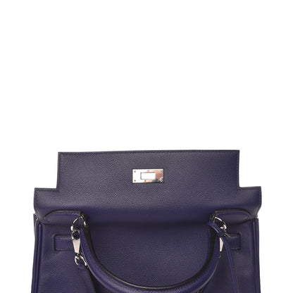 Hermes Evercolor Verso Kelly Retourne 28 Bleu Encre Bleu Zellige 22 of 41