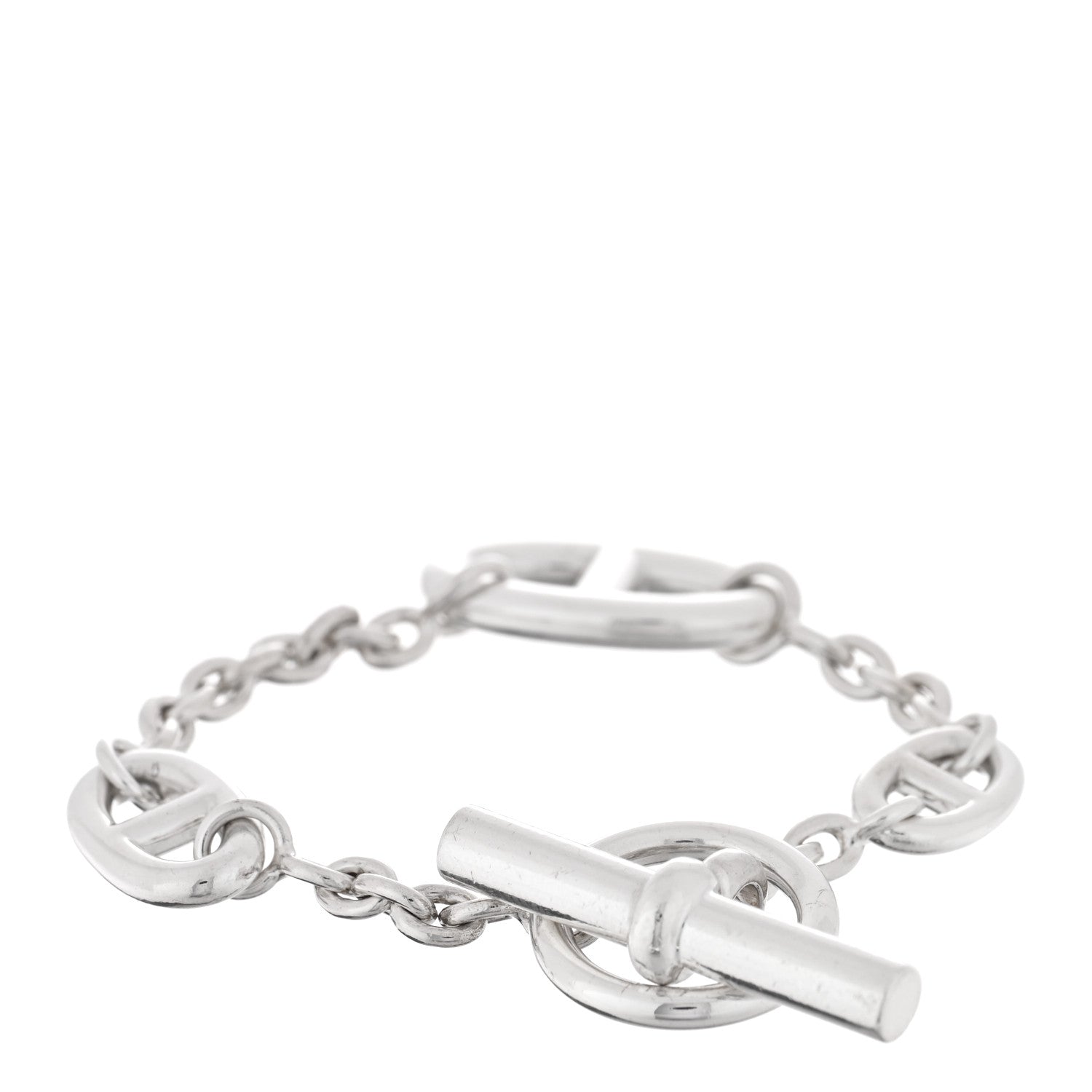 Hermes Sterling Silver Farandole Bracelet 2 of 4