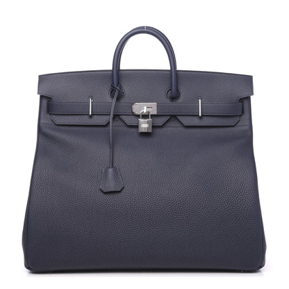 Hermes Togo HAC Travel Birkin 50 Bleu Nuit 1 of 11