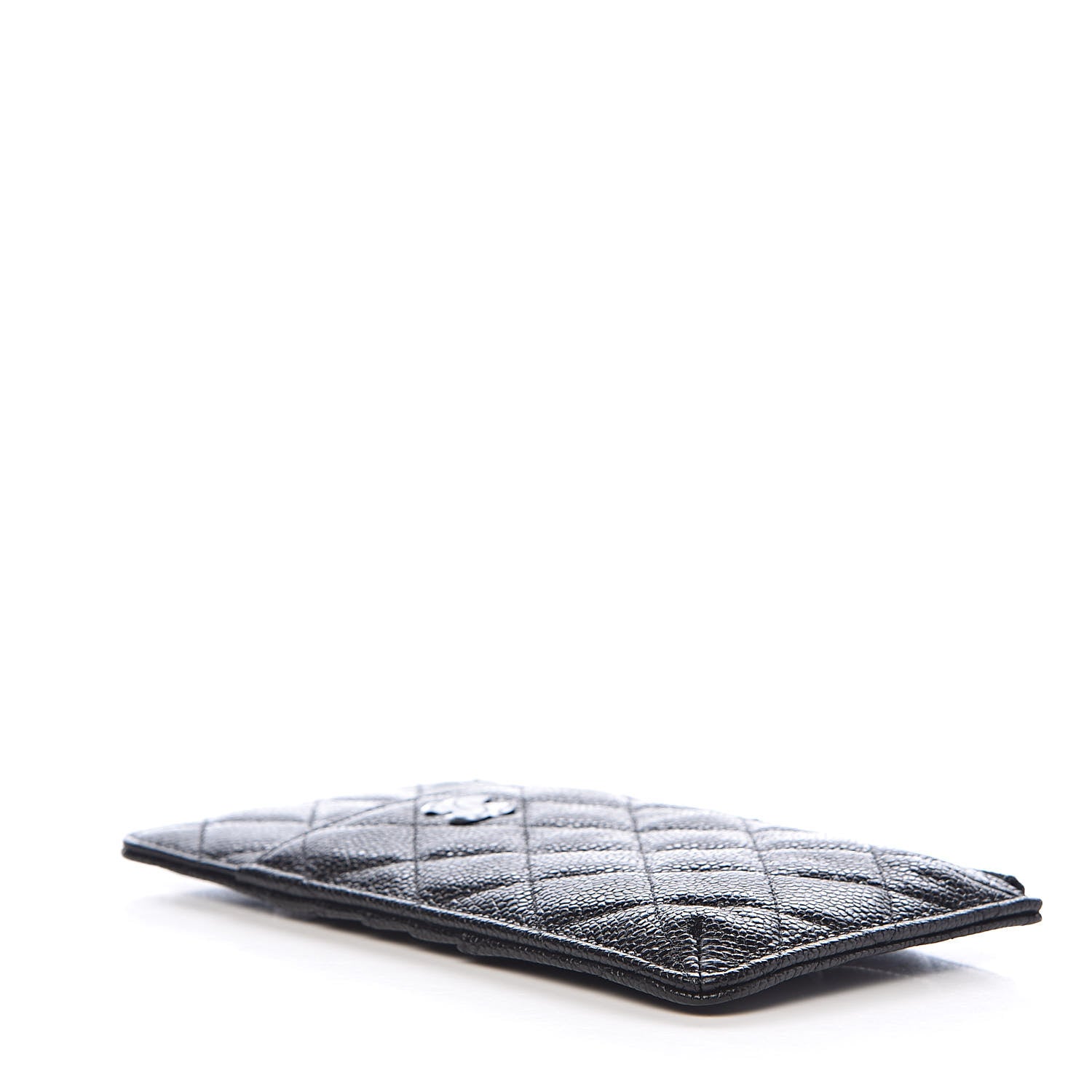 Chanel Caviar Quilted Classic Flat Wallet Pouch So Black 4 of 8