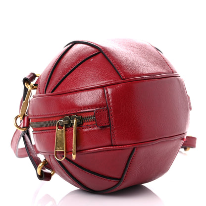 Gucci Piuma Lux Energy Mini Tifosa Basketball Shaped Shoulder Bag Romantic Cerise 4 of 18