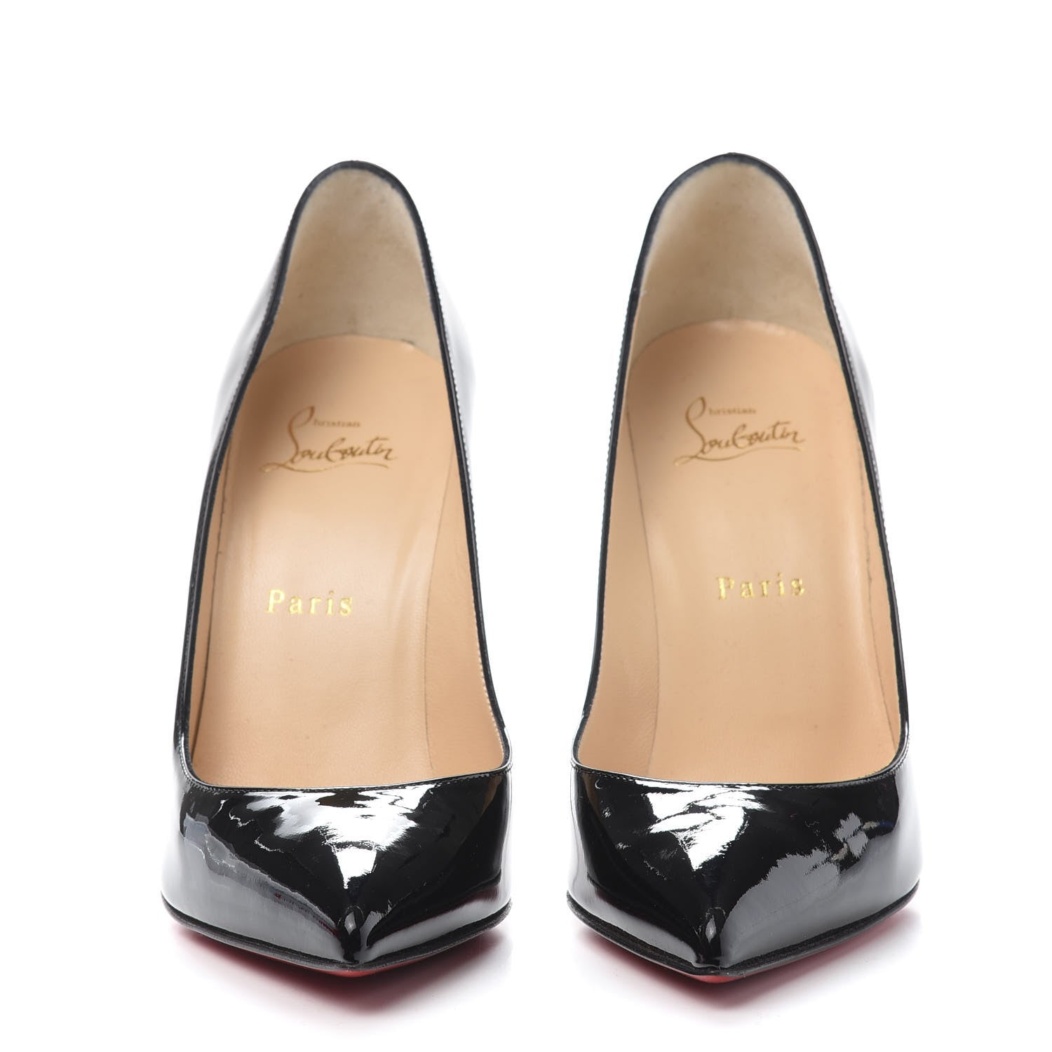 Christian Louboutin Patent Pigalle Follies 100 Pumps 38.5 Black 2 of 7