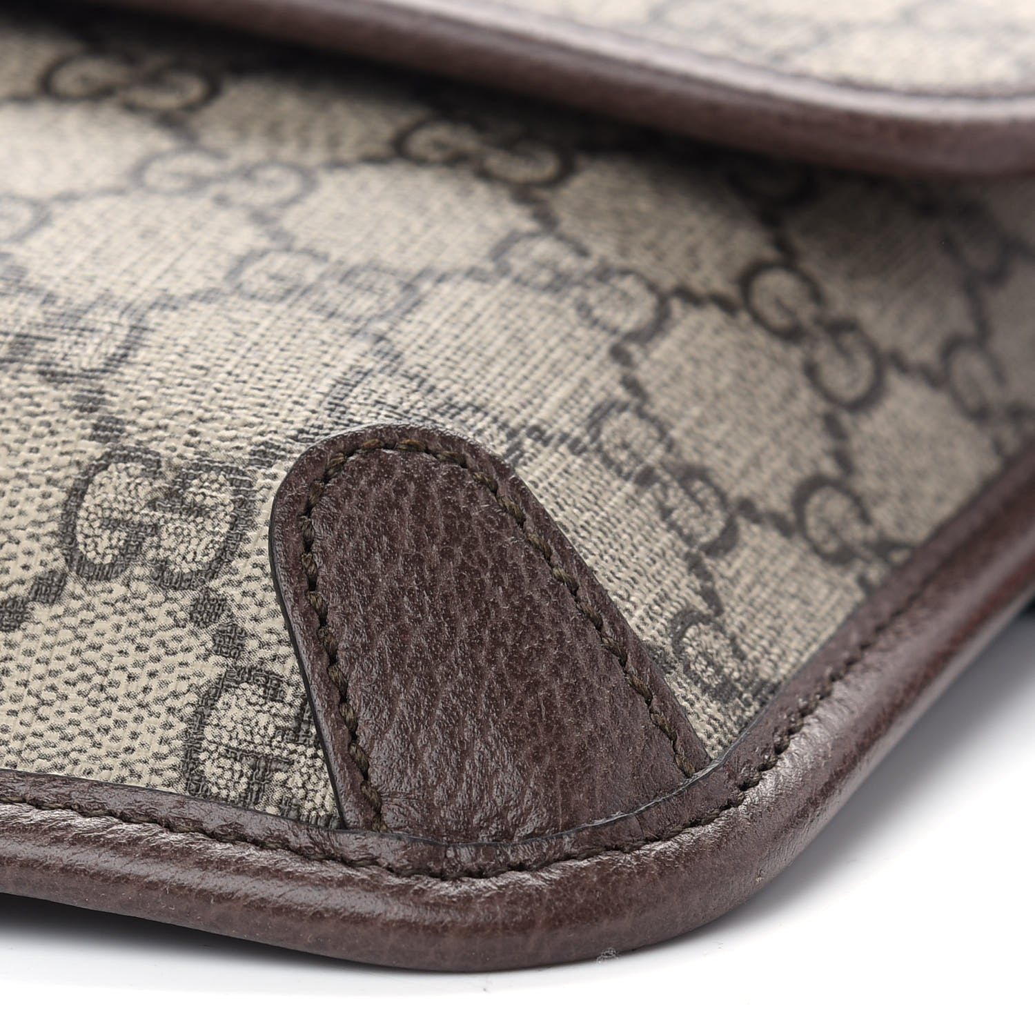 Gucci GG Supreme Monogram Neo Vintage Web Belt Bag Brown 9 of 9