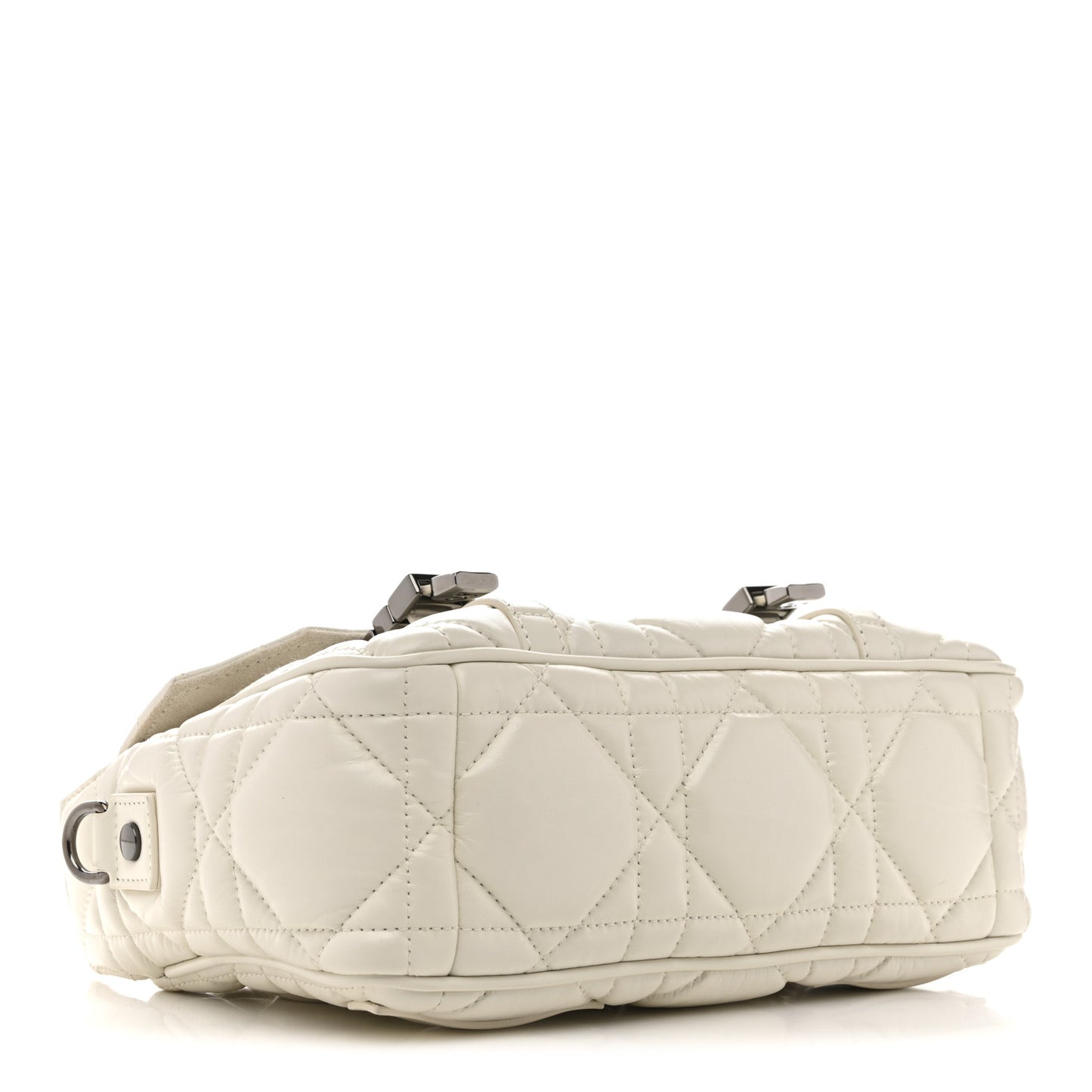 Calfskin Macrocannage Small Diorcamp Messenger Latte