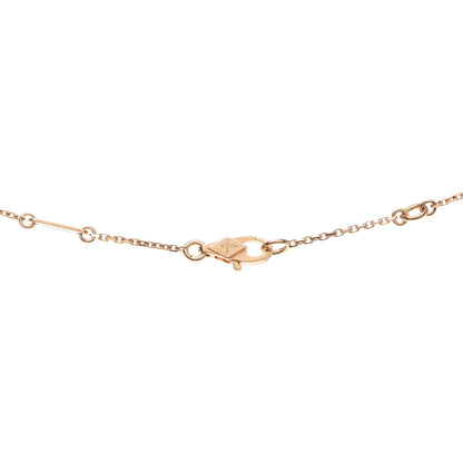 Van Cleef & Arpels 18K Rose Gold Carnelian Sweet Alhambra Pendant Necklace 4 of 7
