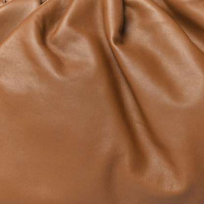 Bottega Veneta Smooth Butter Calf The Pouch Oversized Clutch Cammello 8 of 10