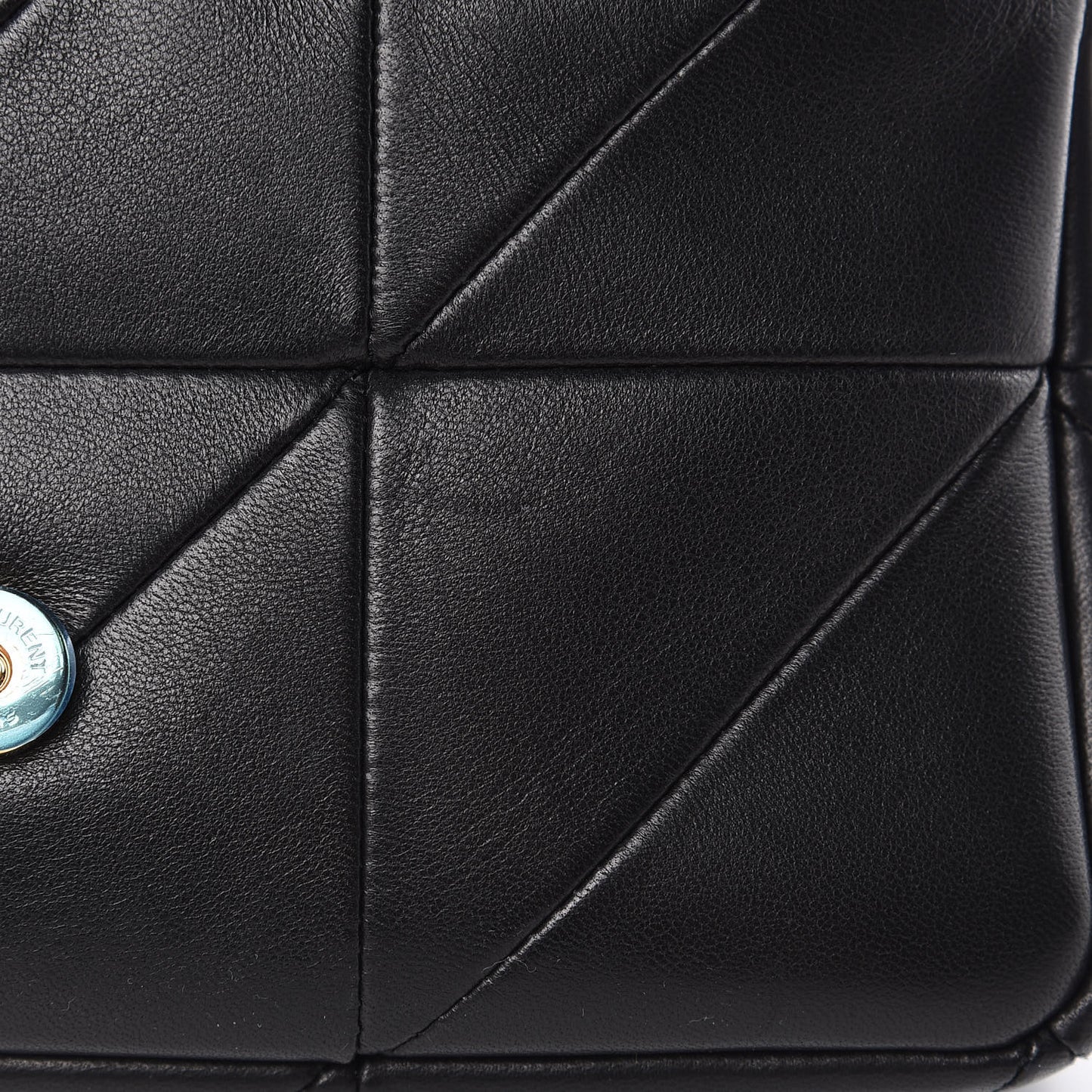 Lambskin Patchwork Monogram Small Jamie Black