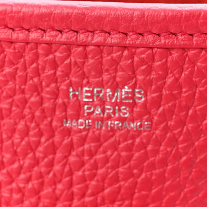 Hermes Taurillon Clemence Evelyne III PM Rose Extreme 6 of 10