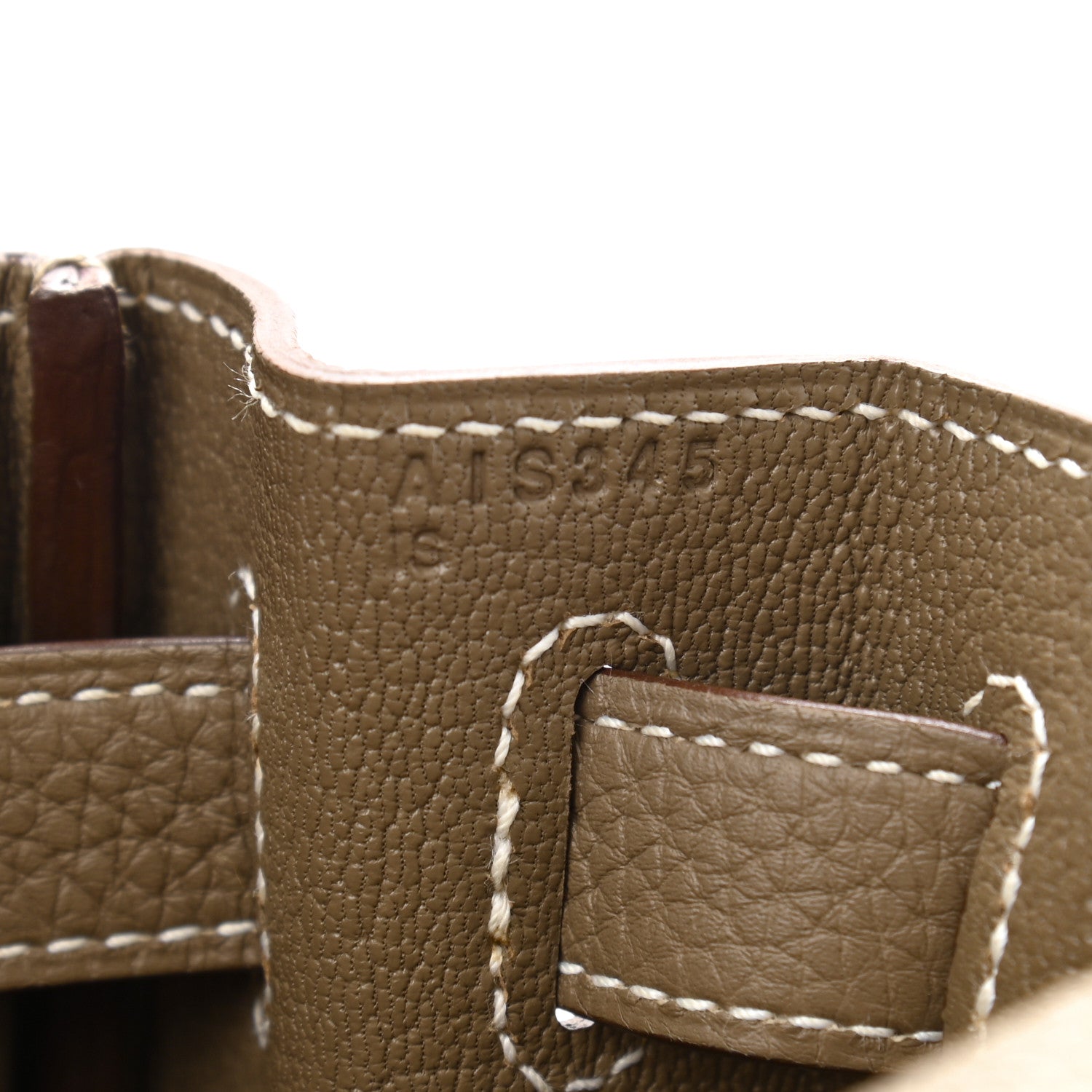 Hermes Togo Kelly Retourne 28 Etoupe 8 of 13