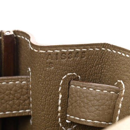 Hermes Togo Kelly Retourne 28 Etoupe 8 of 13