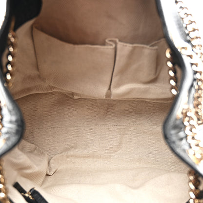 Gucci Pebbled Calfskin Medium Soho Chain Shoulder Bag Black 8 of 19