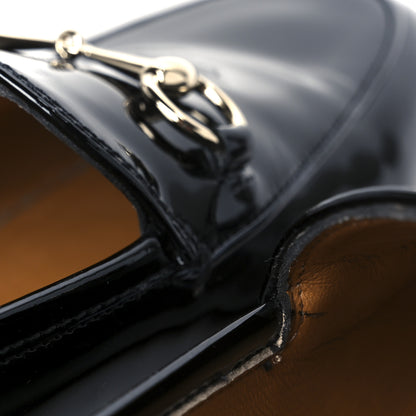 Gucci Patent Womens Jordaan Loafers 39.5 Black 10 of 12