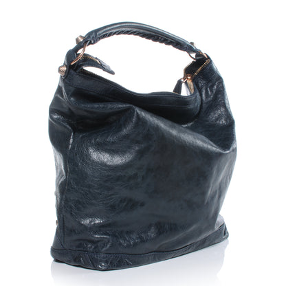 Balenciaga Agneau Giant 12 Rose Gold Hardware Day Hobo Dark Night 3 of 9
