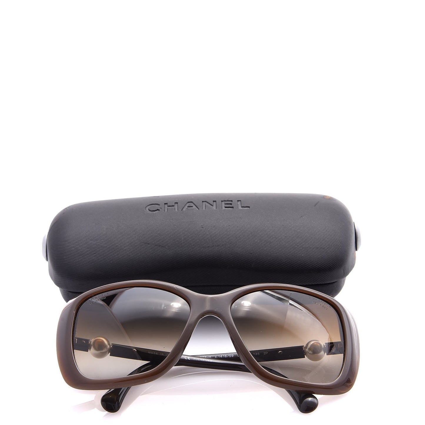 Pearl Polarized Square Sunglasses 5303-H Brown