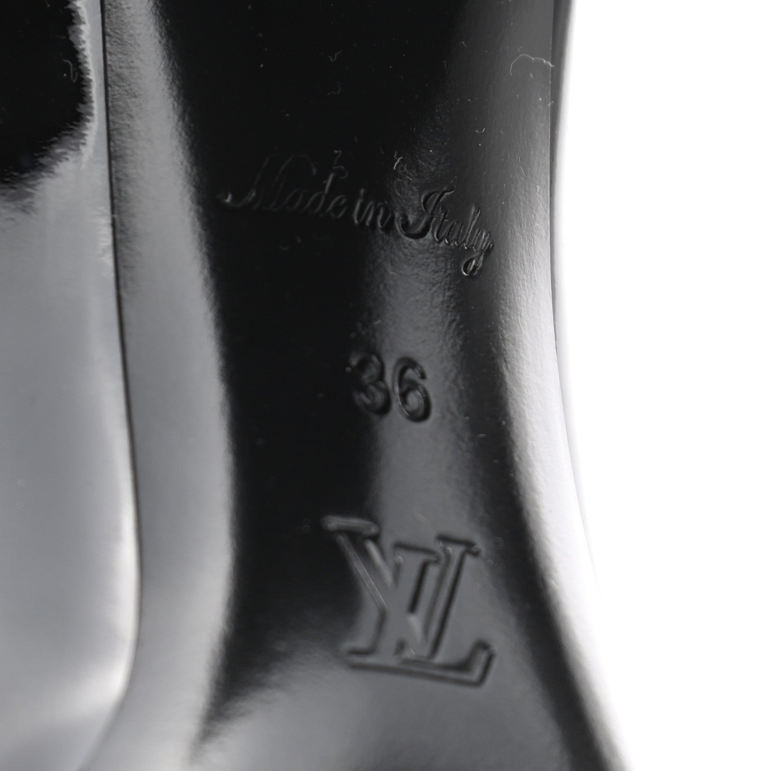 Louis Vuitton Patent Madeleine Pumps 36 Black 6 of 8