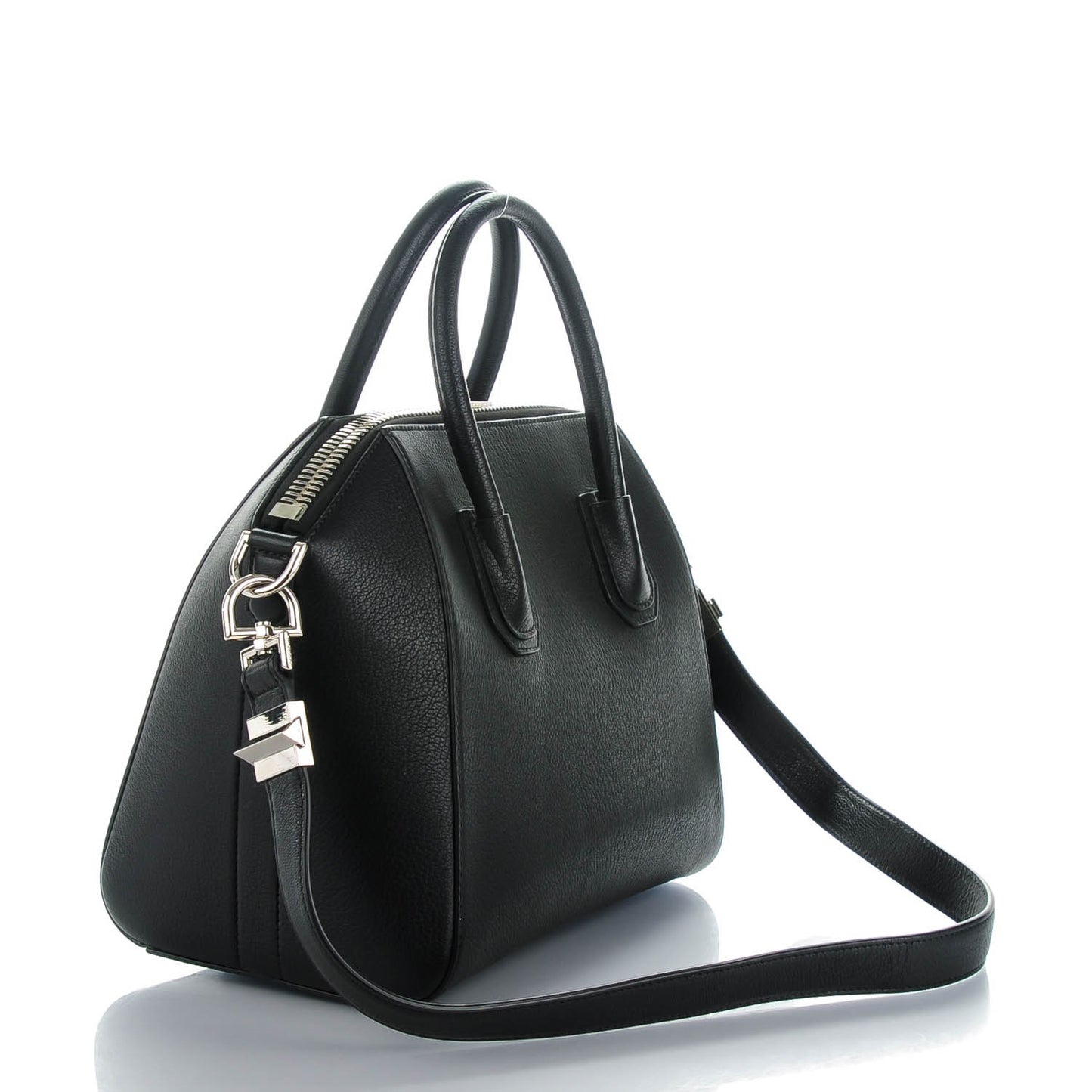 Sugar Goatskin Small Antigona Black