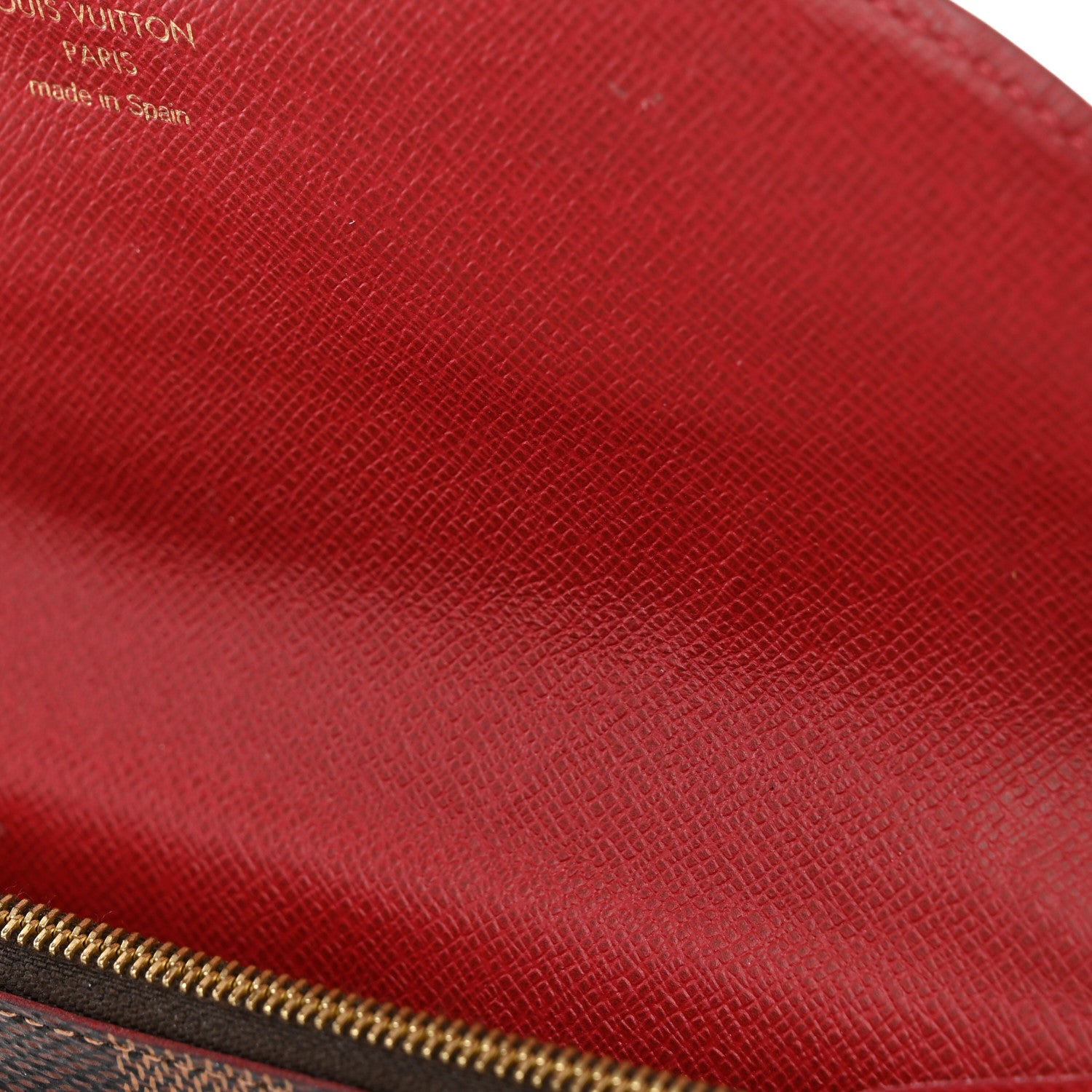 Louis Vuitton Damier Ebene Caissa Wallet Cherry 12 of 15