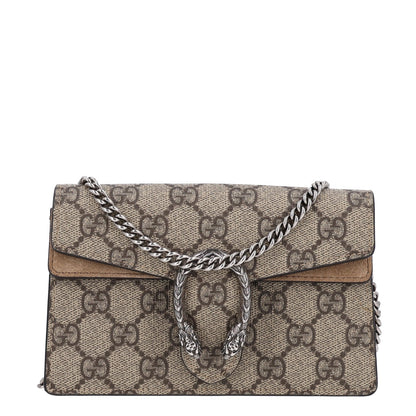 Gucci GG Supreme Monogram Super Mini Dionysus Shoulder Bag Taupe 1 of 9