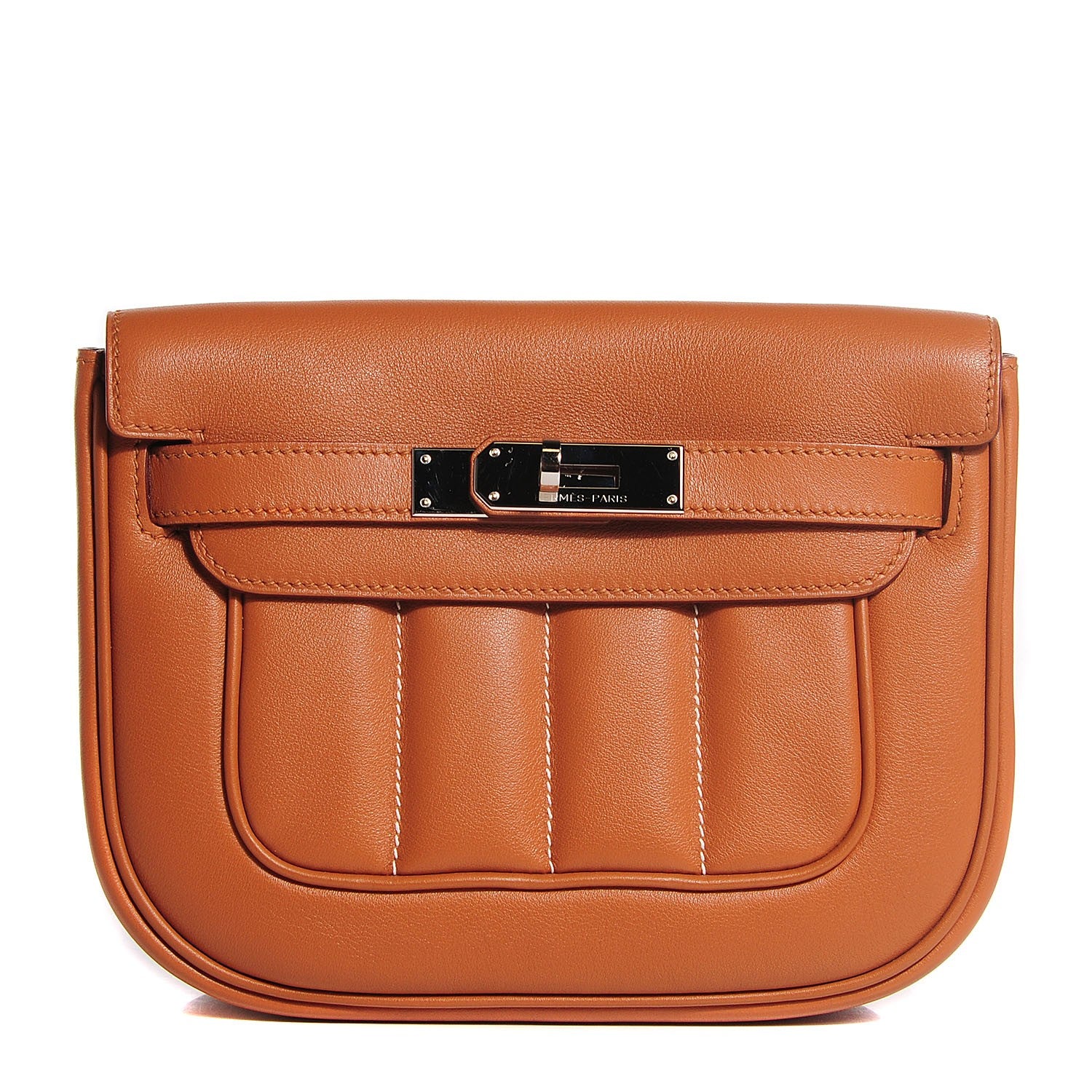 Hermes Veau Swift Mini Sac Berline Gold 1 of 14