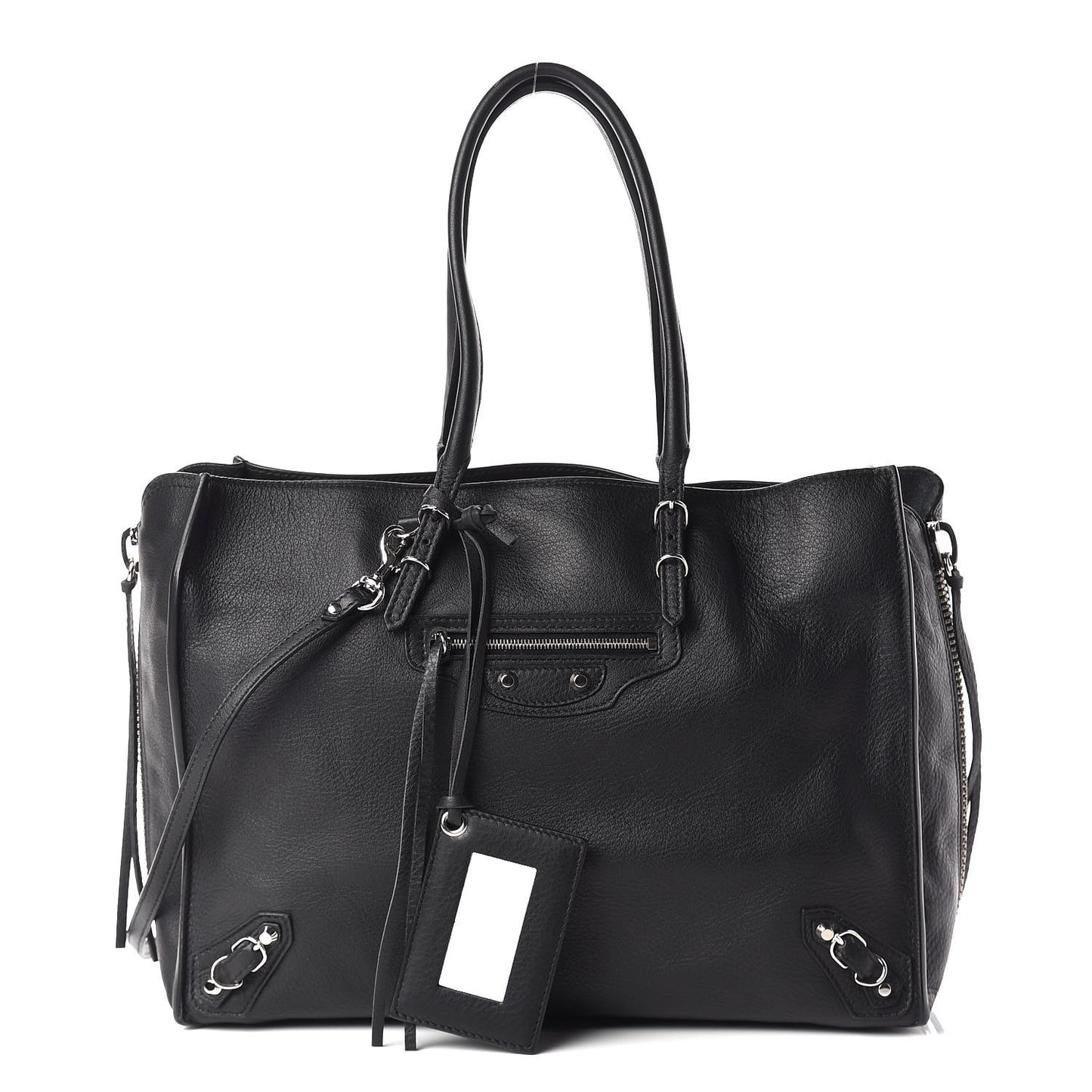 Veau Papier B4 Zip Around Tote Black