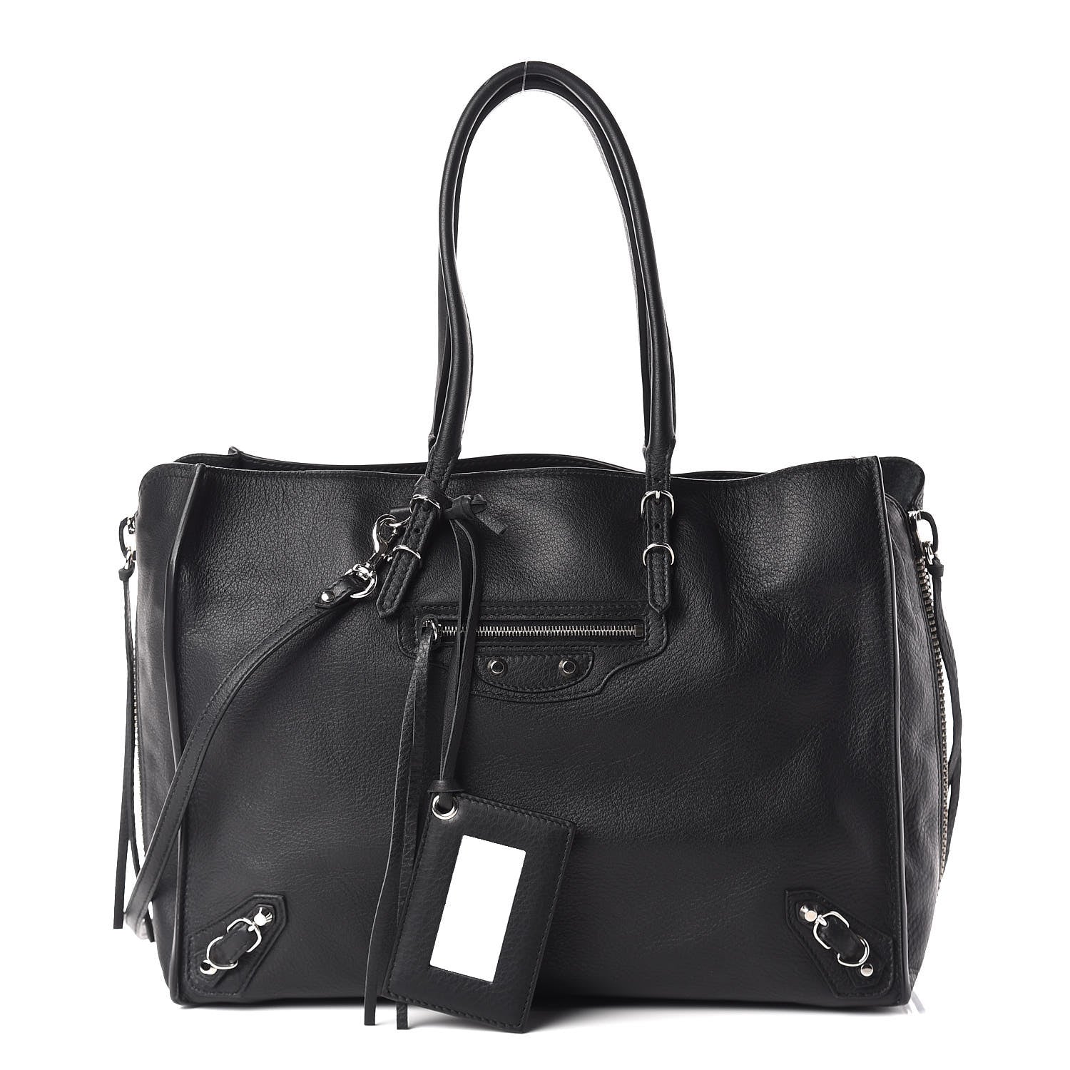 Balenciaga Veau Papier B4 Zip Around Tote Black 1 of 10