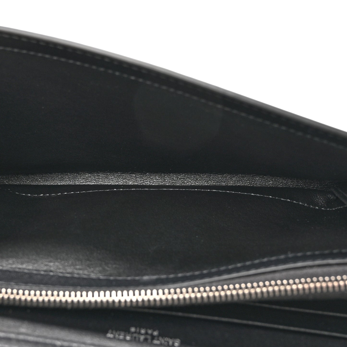 Glazed Calfskin Cassandre Wallet On Chain WOC Black