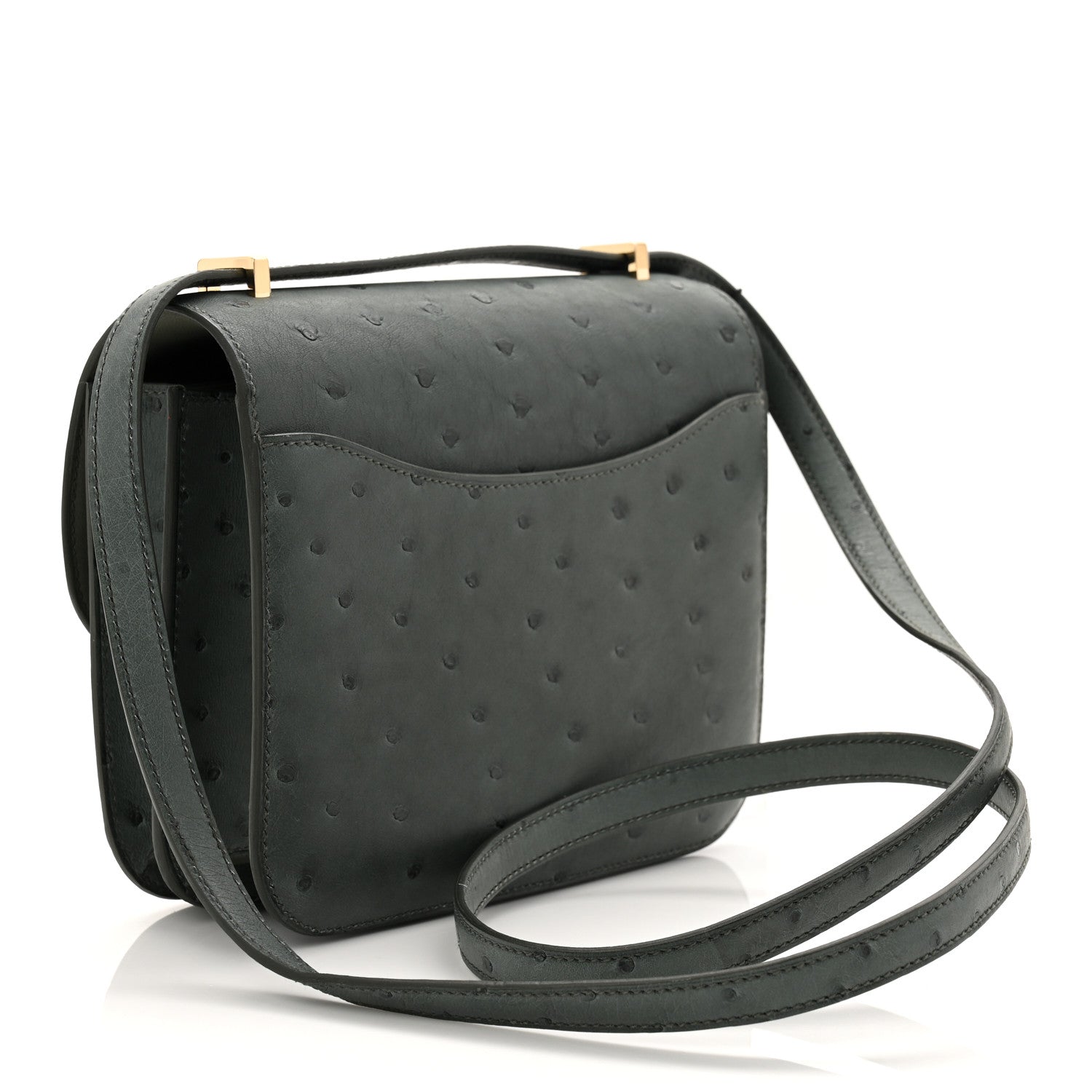 Hermes Ostrich Constance 18 Vert Amande 4 of 12
