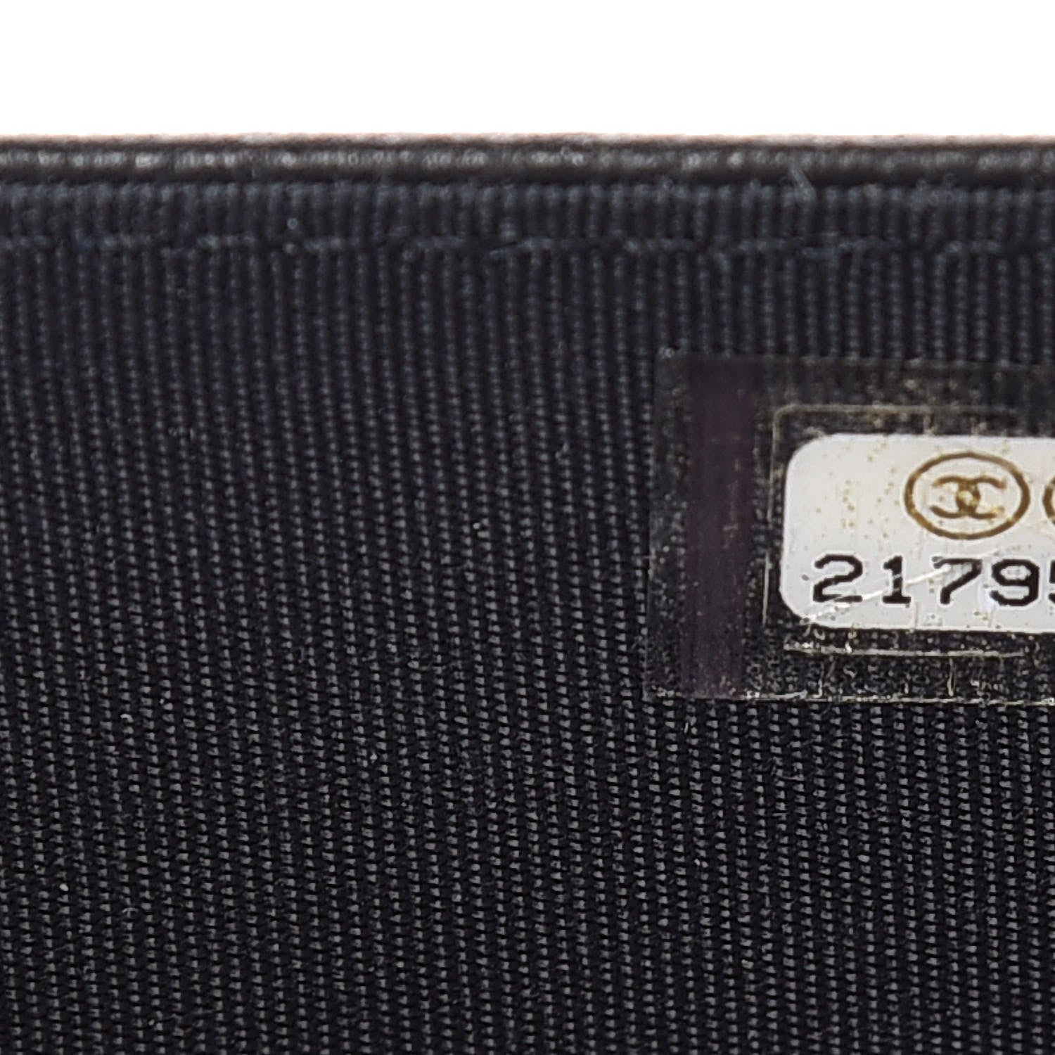 Chanel Lambskin Quilted Diamond CC Wallet On Chain WOC Black 8 of 13