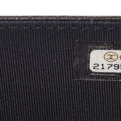 Chanel Lambskin Quilted Diamond CC Wallet On Chain WOC Black 8 of 13