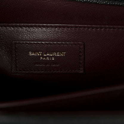 Saint Laurent Grain de Poudre Medium Classic Monogram Cassandra Top Handle Black 6 of 9